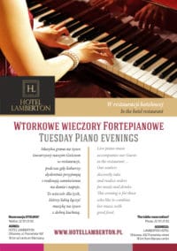 Hotel_Lamberton_wtorkowe_wieczory_fortepianowe_A4(285px) Sala balowo-bankietowa na parterze hotelu; aranżacja: 320 osób 'kinowo'